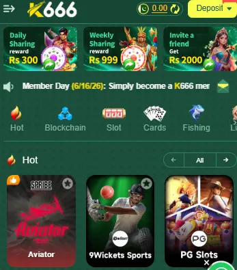 K666 Game Login